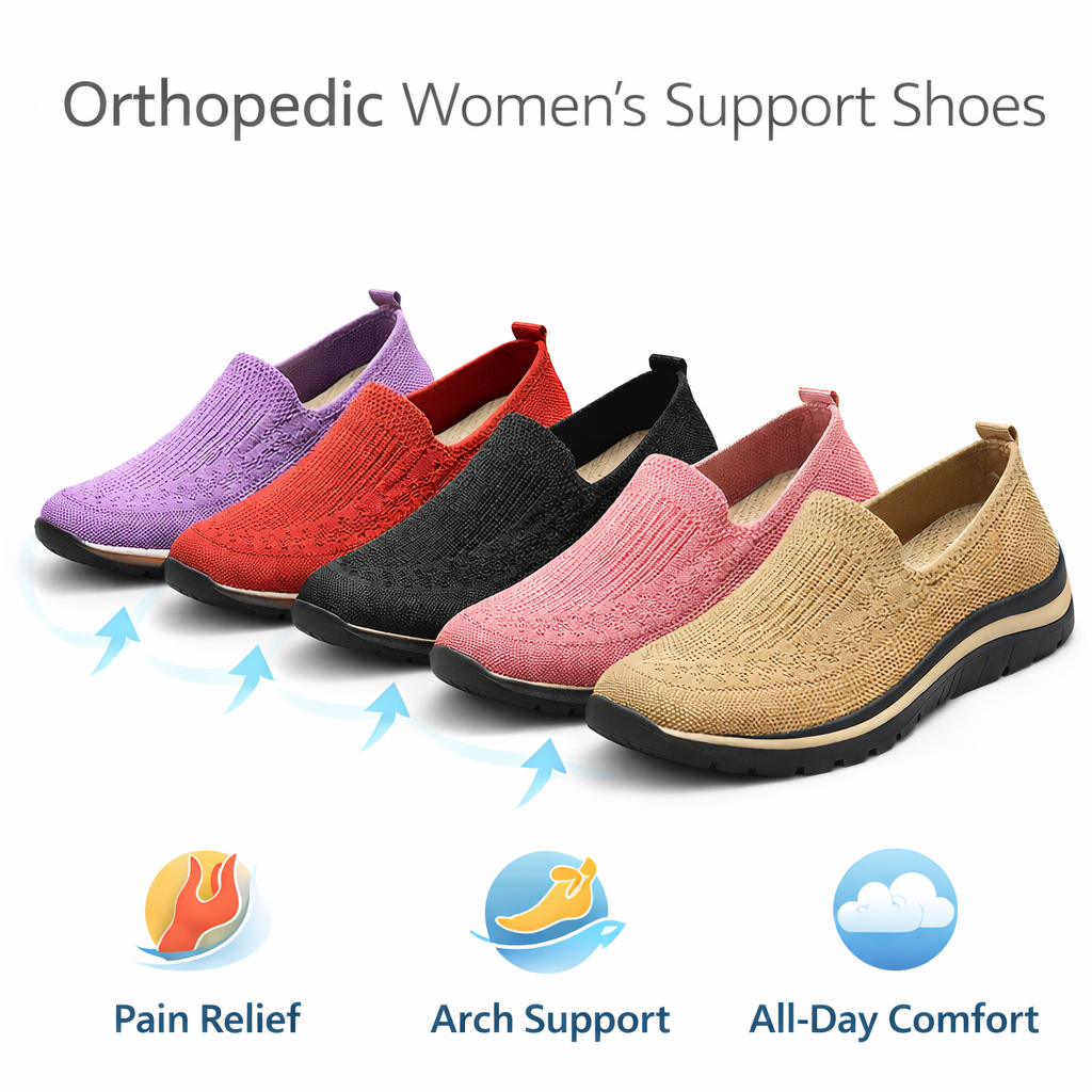 👟✨ Orthopedic Support Shoes for Women — BIG SALE! Step Into All-Day Comfort Today! 🔥🛍️