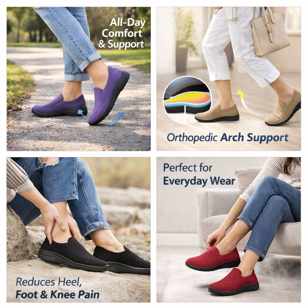 👟✨ Orthopedic Support Shoes for Women — BIG SALE! Step Into All-Day Comfort Today! 🔥🛍️