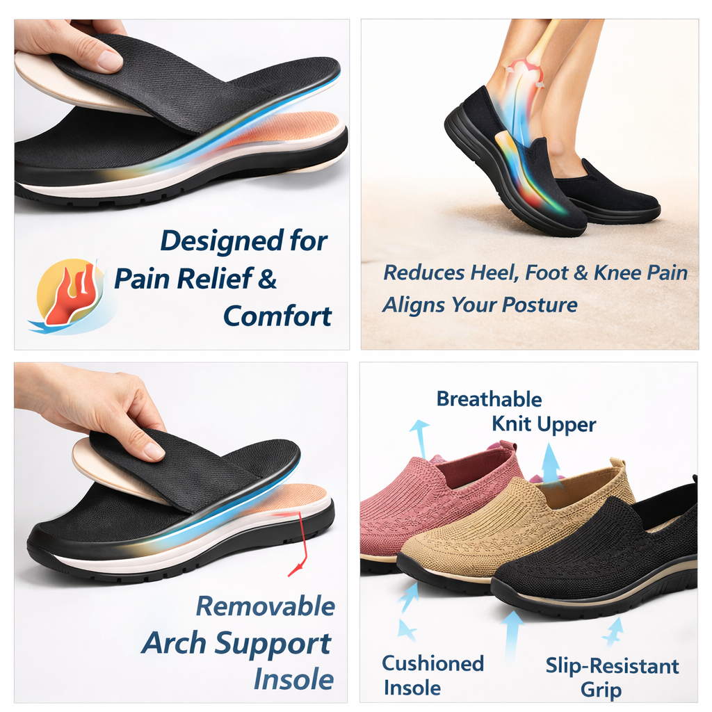 👟✨ Orthopedic Support Shoes for Women — BIG SALE! Step Into All-Day Comfort Today! 🔥🛍️