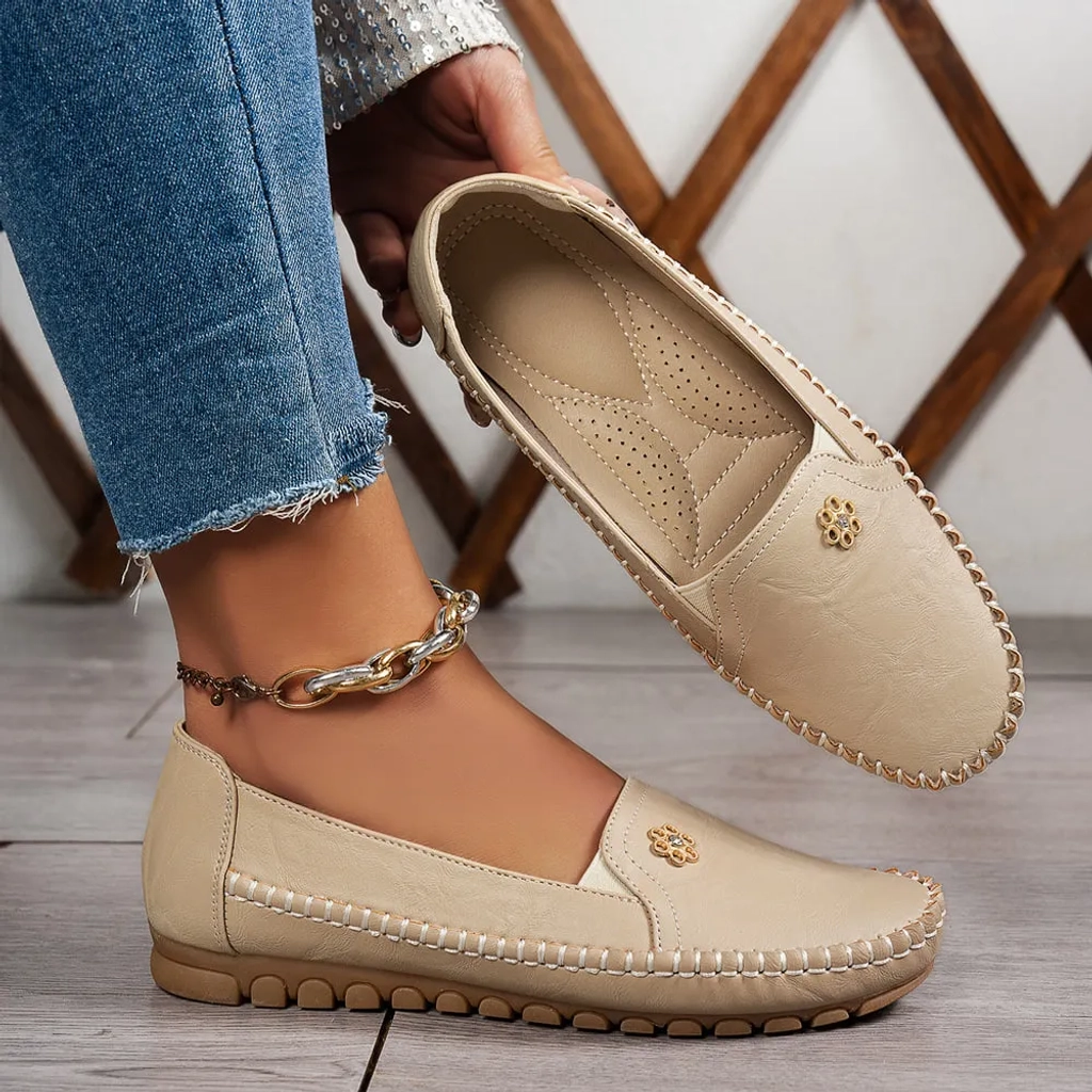 Best Seller-Last Day Sale 50% OFF🔥 Orthopedic leather shoes, Lightweight, Anti-Slip, Breathable for Women