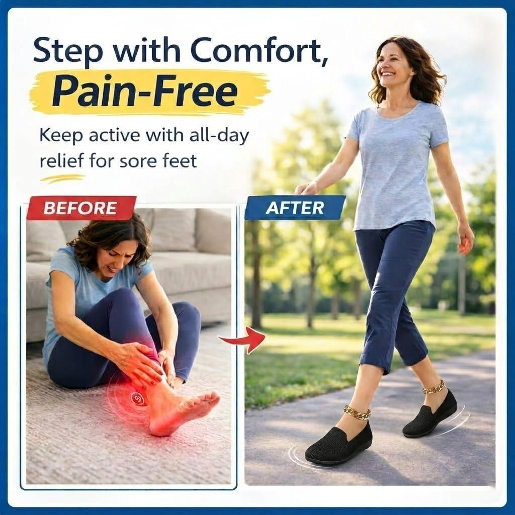 💐Mother's Day Pre-sale 49%🔥Orthopedic Flat Slip-On Walking Shoes, Spring Shoes for Women